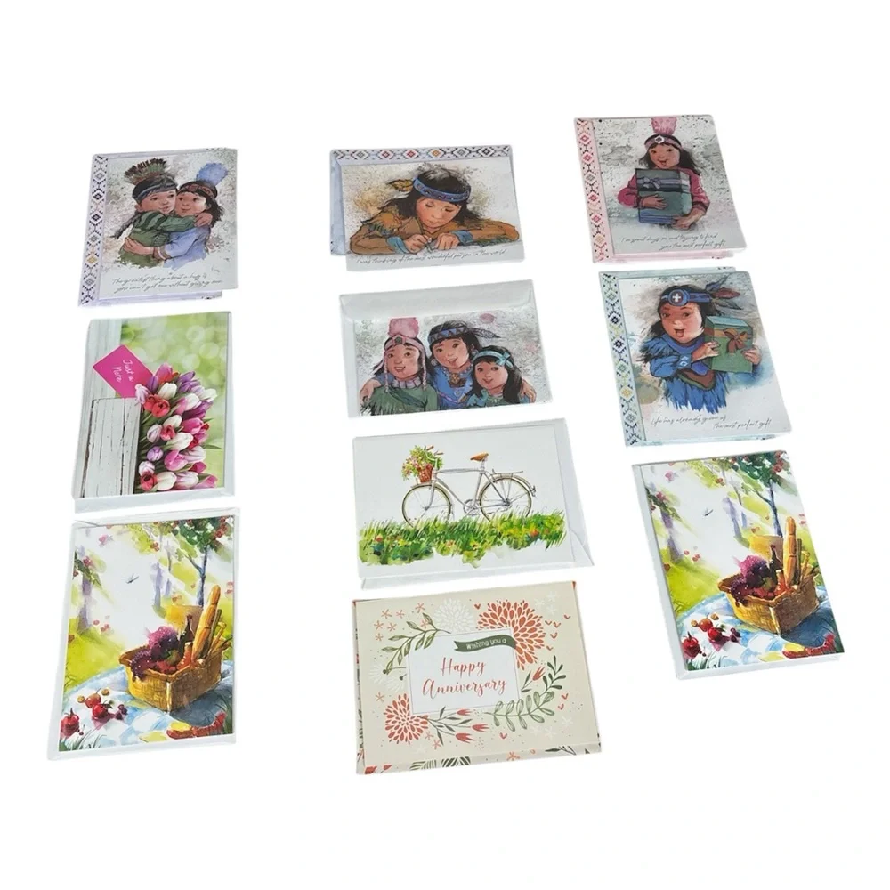 VTG Assorted Greeting Cards Set of 10